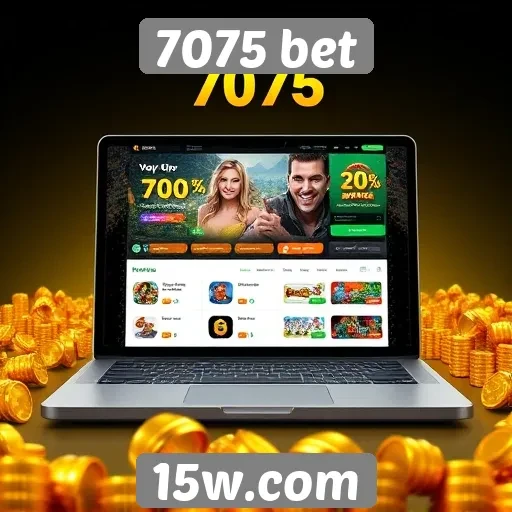 Análise da interface do usuário do site 7075 bet